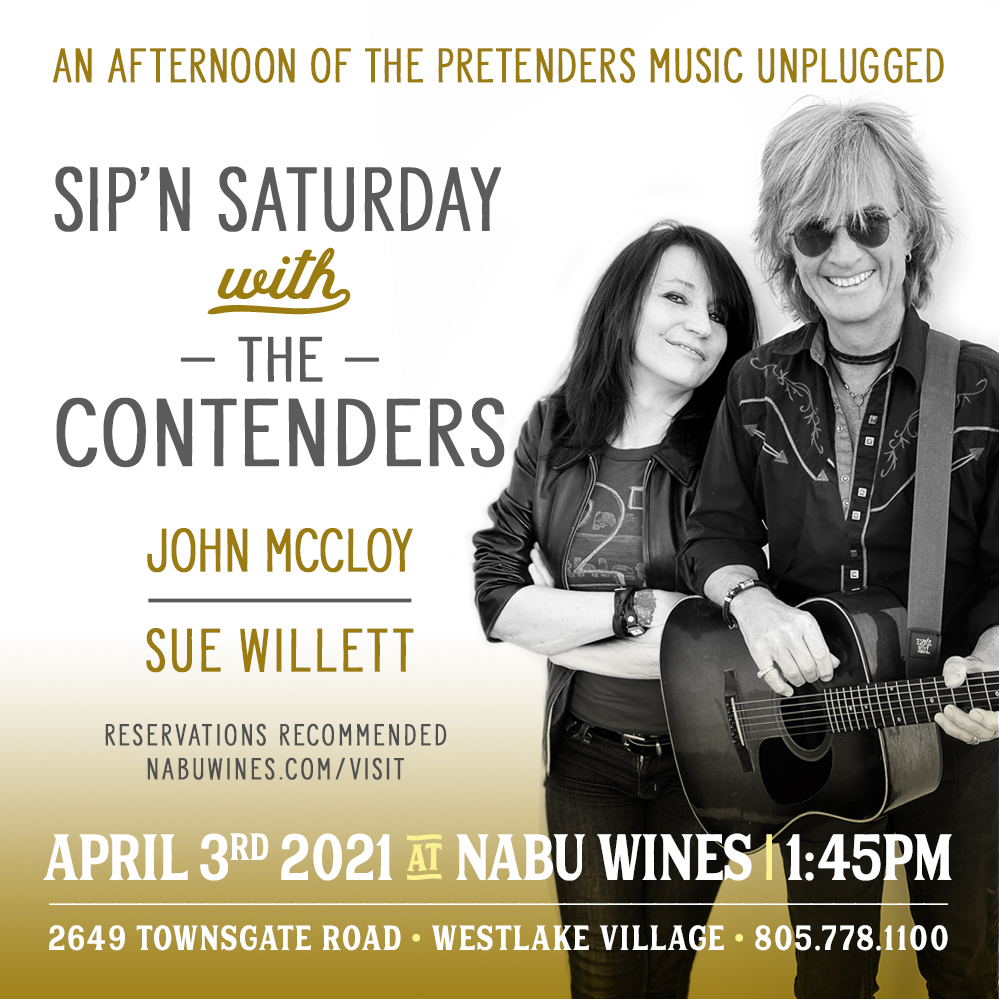 THE CONTENDERS APRIL 3RD at NABU Wines
