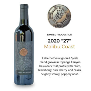 "27" 2020 Cab Syrah Malibu Coast